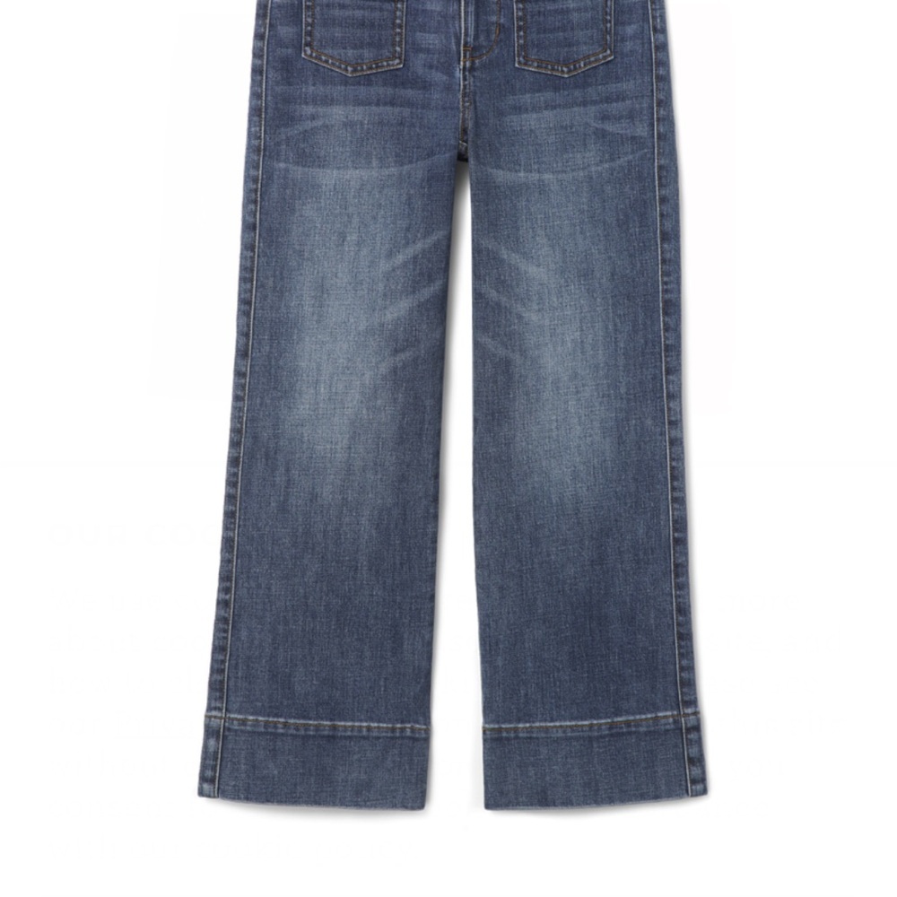 CAbi Carmel Cropped Blue Jeans 6 NEW - Picture 9 of 10